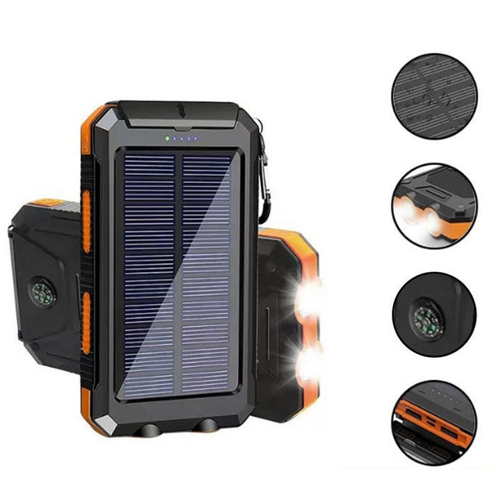 Solar-powered power bank with dual USB connection Kalsten