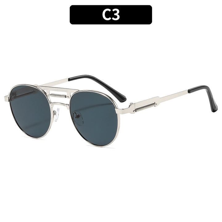 Vintage Aviator Shield Sunglasses Classic Look