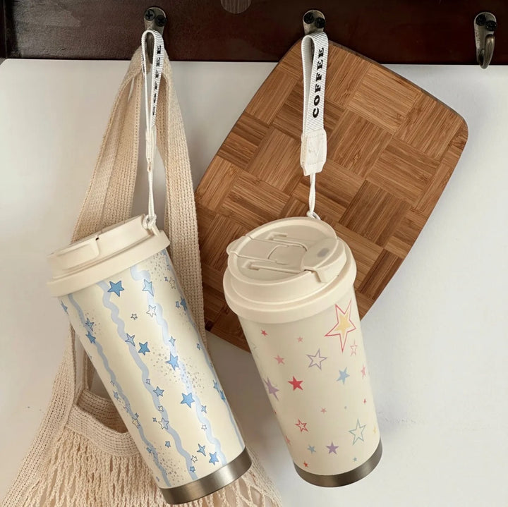 Women's insulated mug with practical carrying handle and charming Hello Kitty design Kalsten