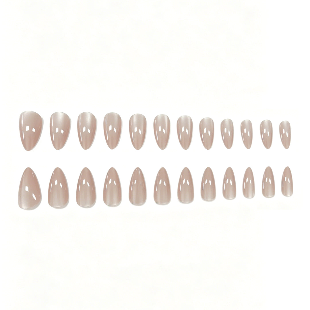 Elegant Almond-Shaped Acrylic Nail Enhancements Kalsten