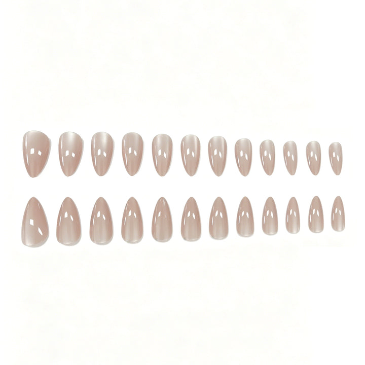 Elegant Almond-Shaped Acrylic Nail Enhancements Kalsten