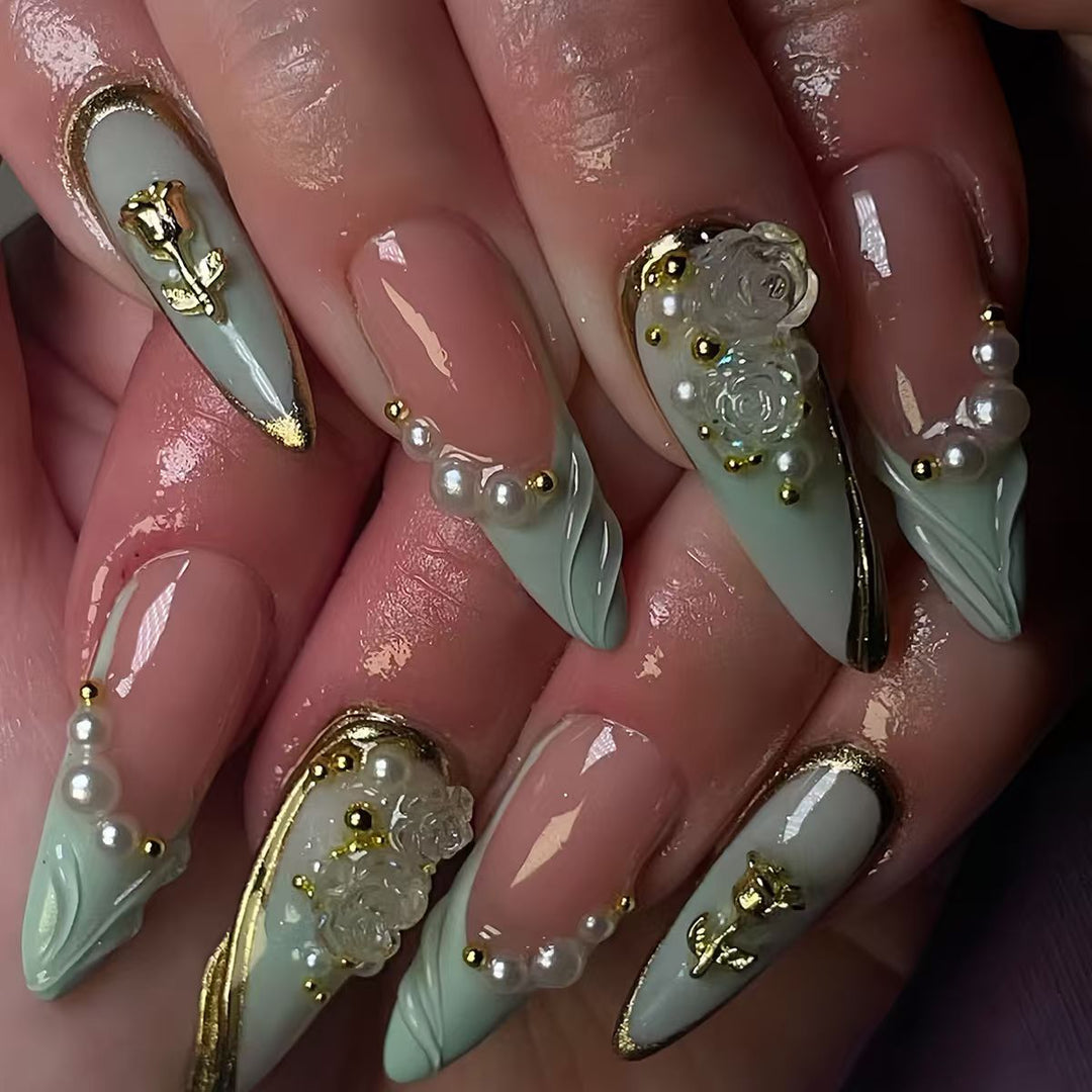 Elegant Gel Nail Art Extensions Kalsten