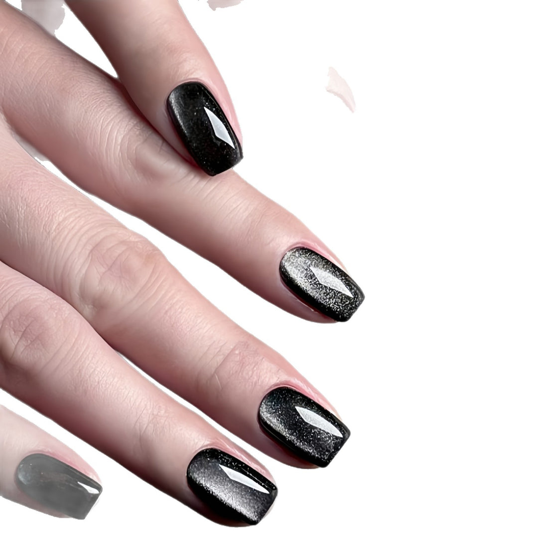 Metallic Glossy Press-On Nail Set Kalsten