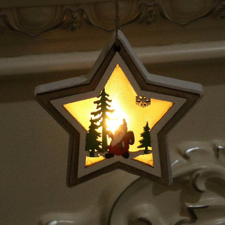 Decorative LED Christmas Scene Lantern Kalsten