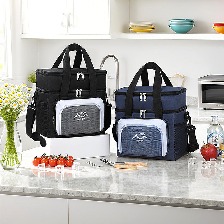 Multi-Compartment Insulated Lunch Cooler Bag Kalsten