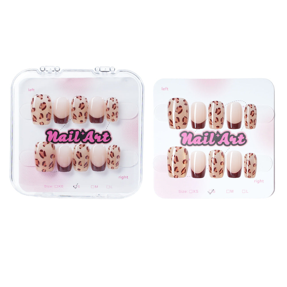 Trendy Animal Print Press-On Nail Set Kalsten
