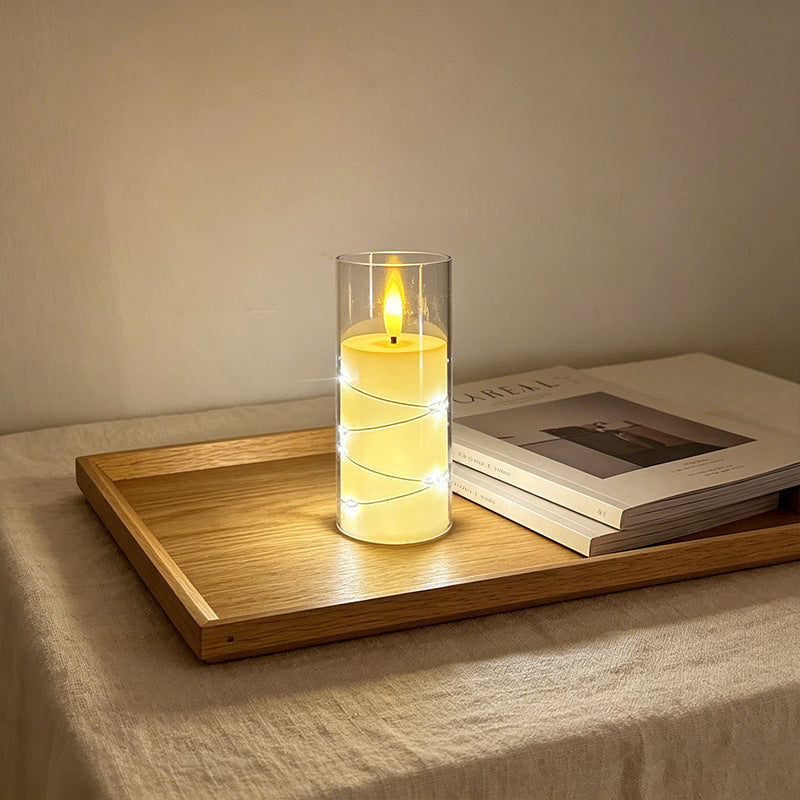 LED Scented Candle with Flame Effect Kalsten