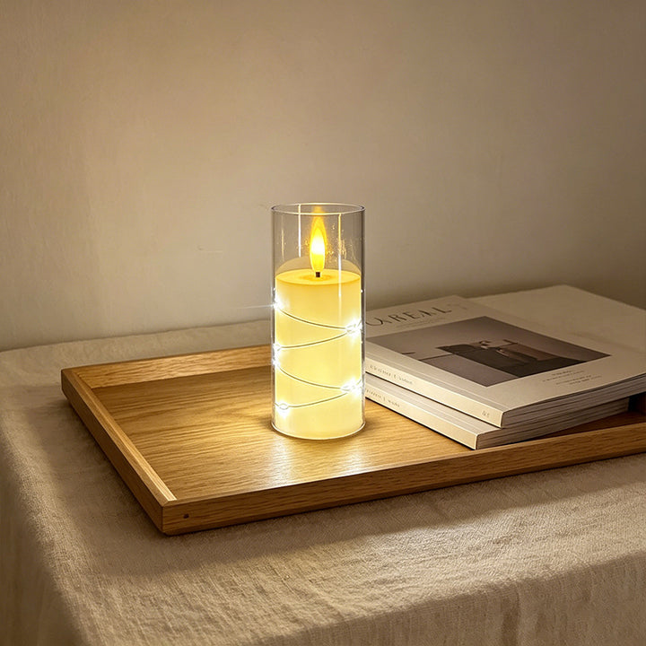 LED Scented Candle with Flame Effect Kalsten