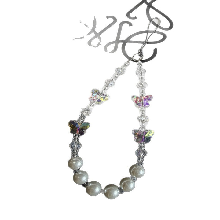 Decorative Butterfly Beaded Eyewear Chain Kalsten