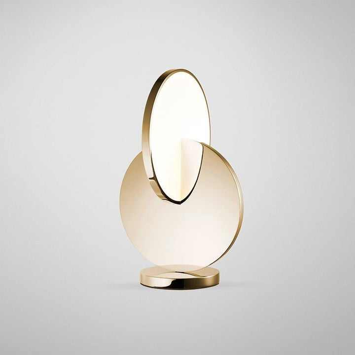 Artistic Table Lamp with Geometric Design