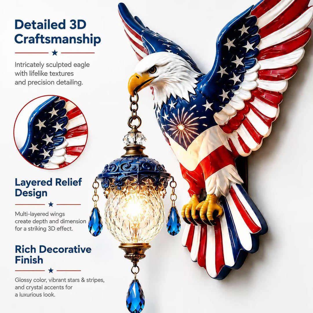 Decorative wall lamp in eagle design Kalsten