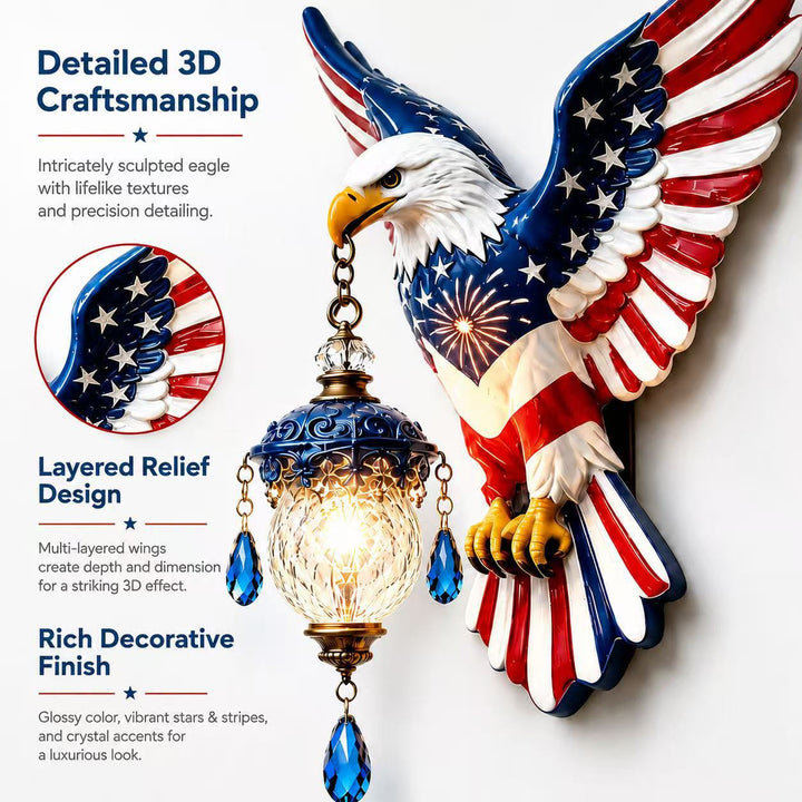 Decorative wall lamp in eagle design Kalsten