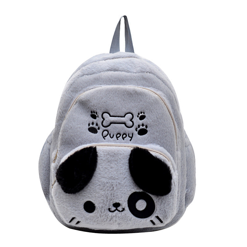 Plush Backpack in Cute Dog Design Kalsten