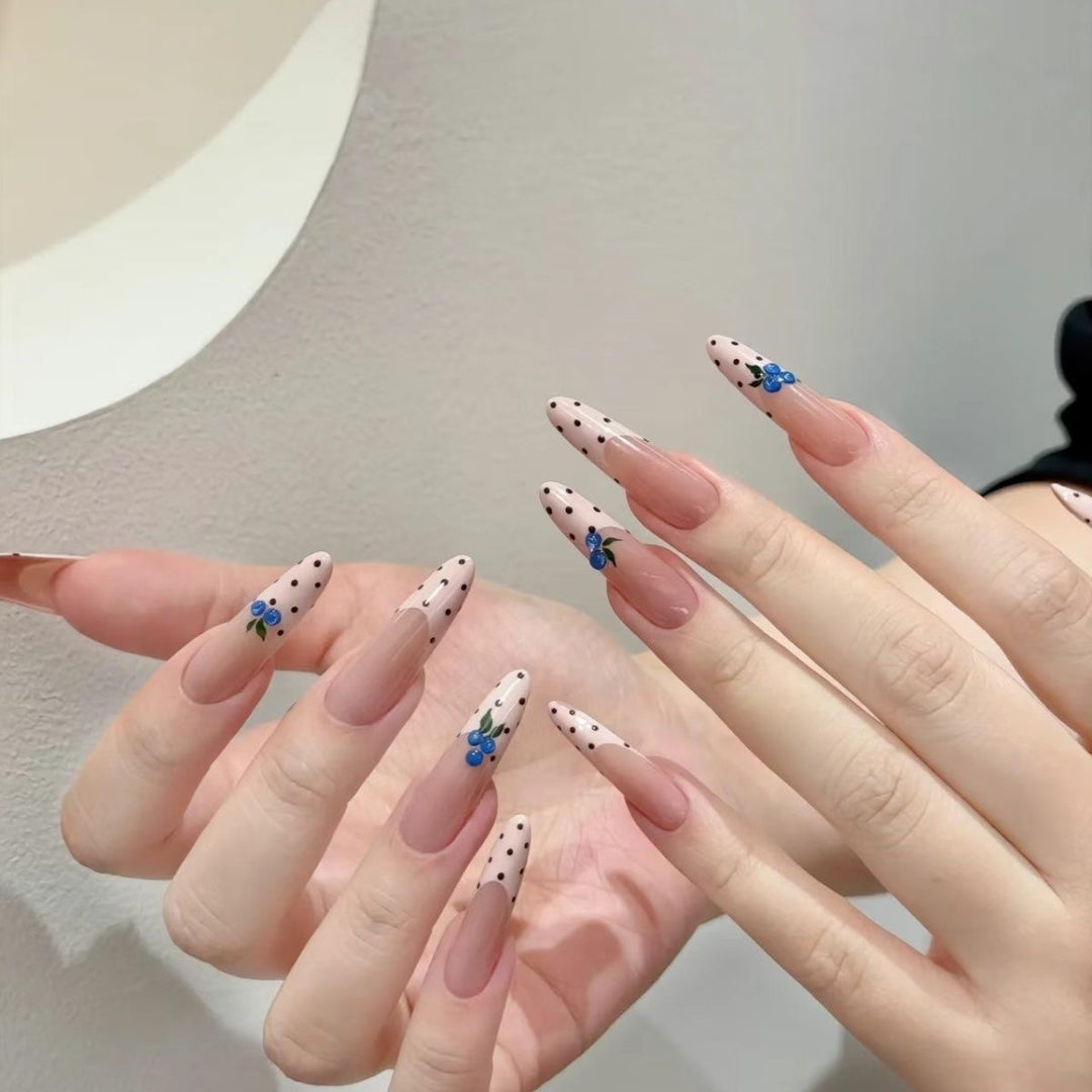 Floral Designer Press-On Nail Tips Kalsten