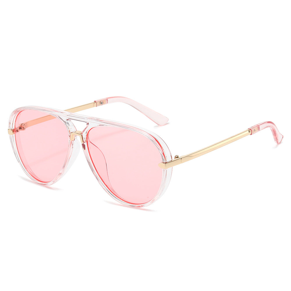 Elegant Aviator Sunglasses with Gold Accents Kalsten
