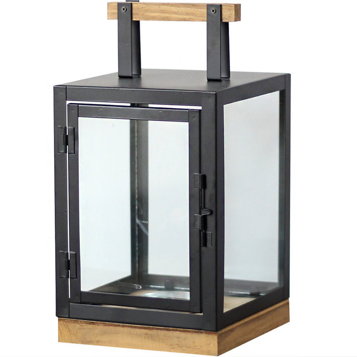 Decorative Lantern with Wooden Handle Kalsten