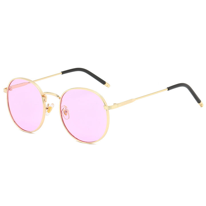 Oversized Round Frame Sunglasses