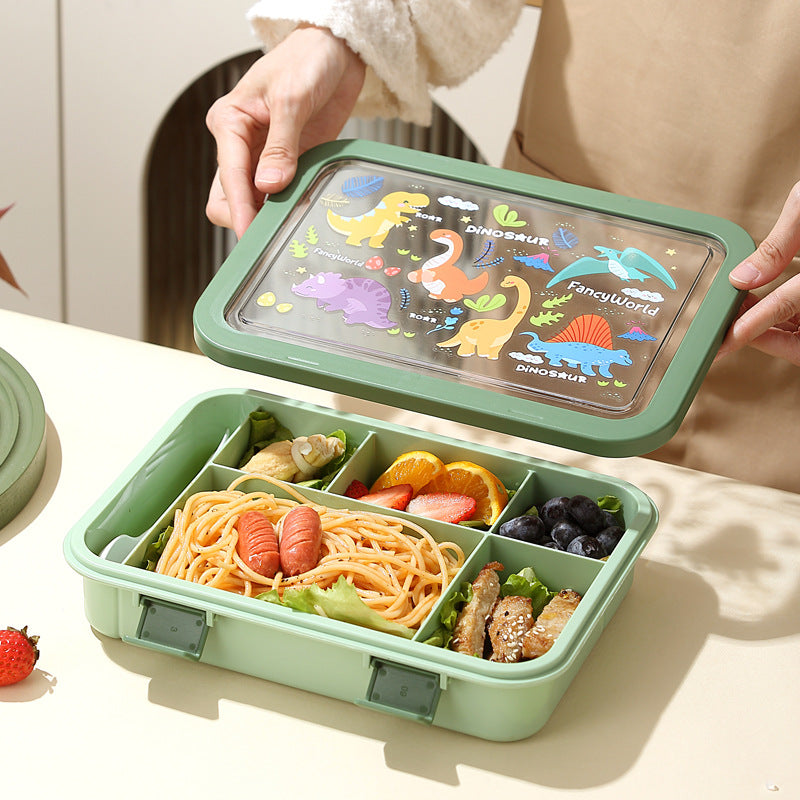 Unicorn-Themed Multi-Compartment Lunch Box