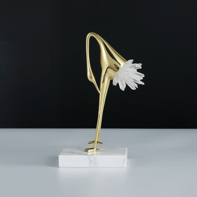 Elegant Decorative Bird Sculpture