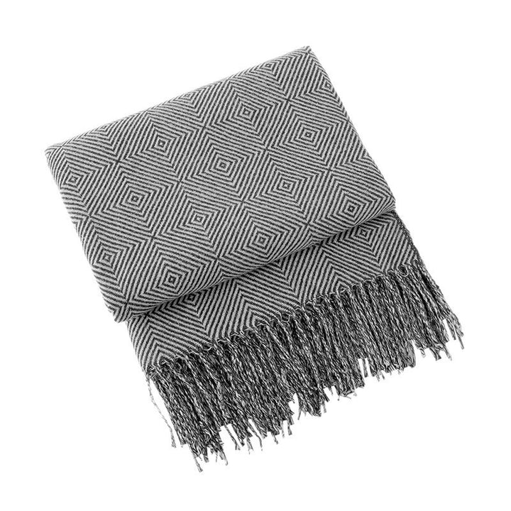 Decorative Woven Throw Blanket Kalsten