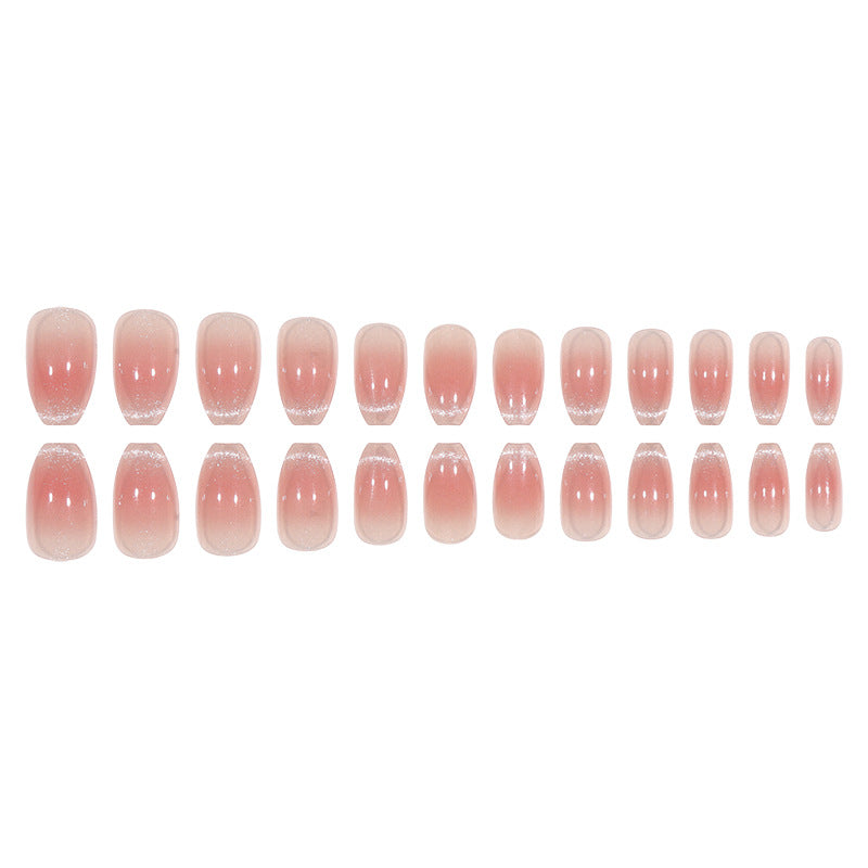 Elegant Glossy Gel Press-On Nails Kalsten