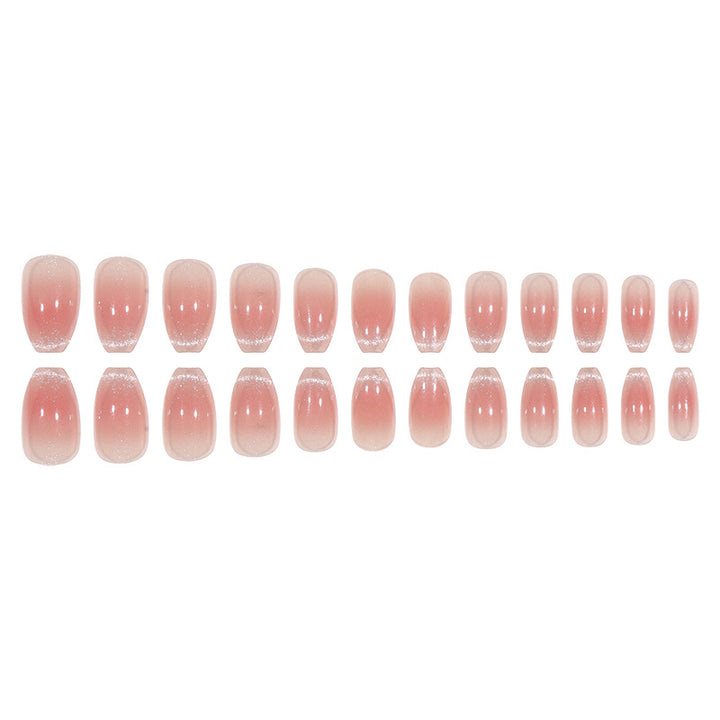 Elegant Glossy Gel Press-On Nails Kalsten