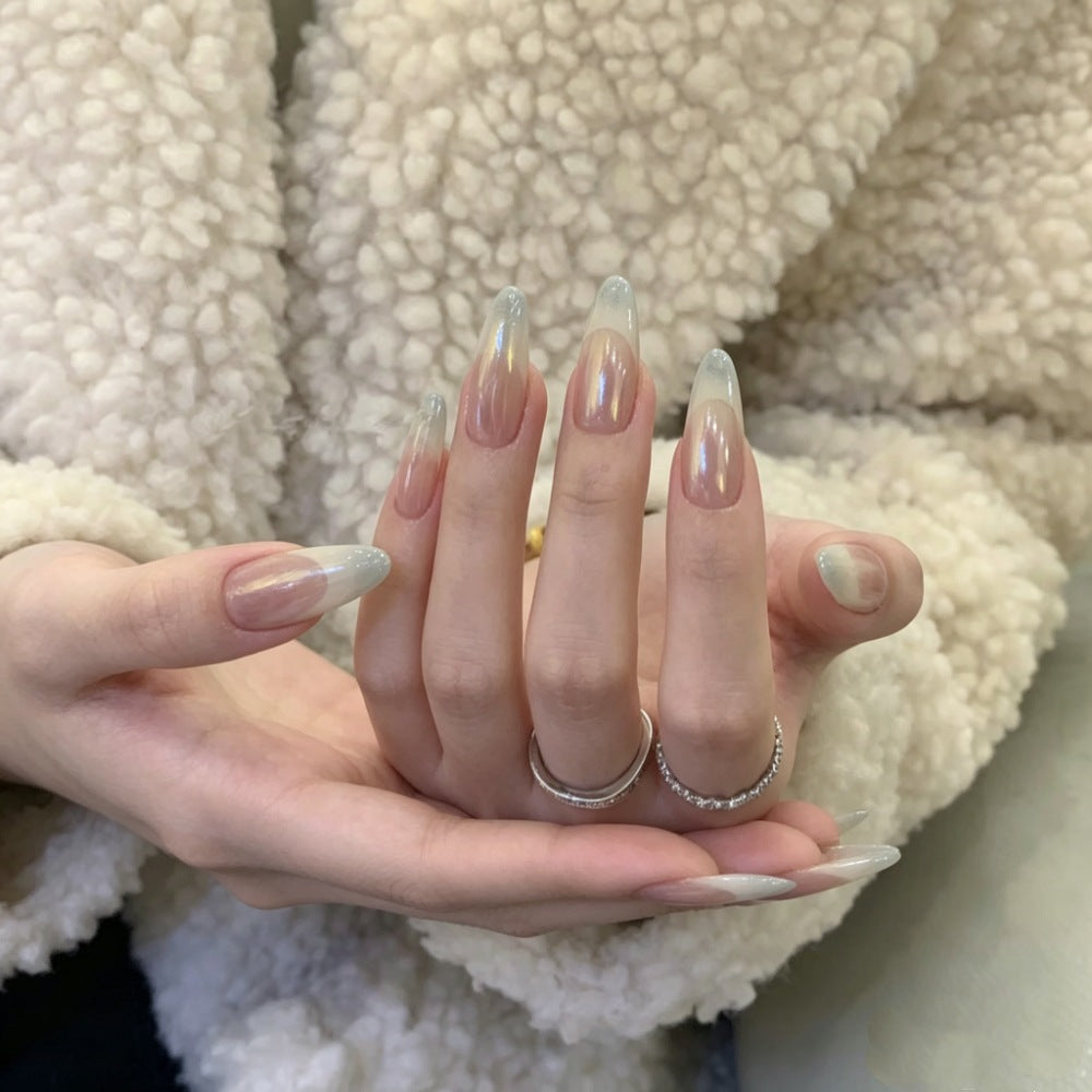 Glamorous Artificial Nails In Modern Ombre Design Kalsten