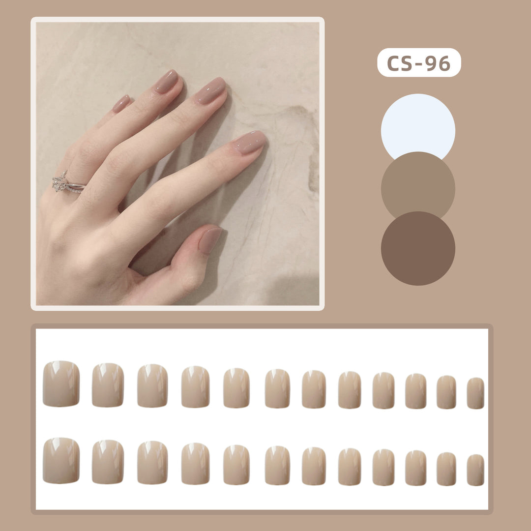 Elegant Glossy Nail Art