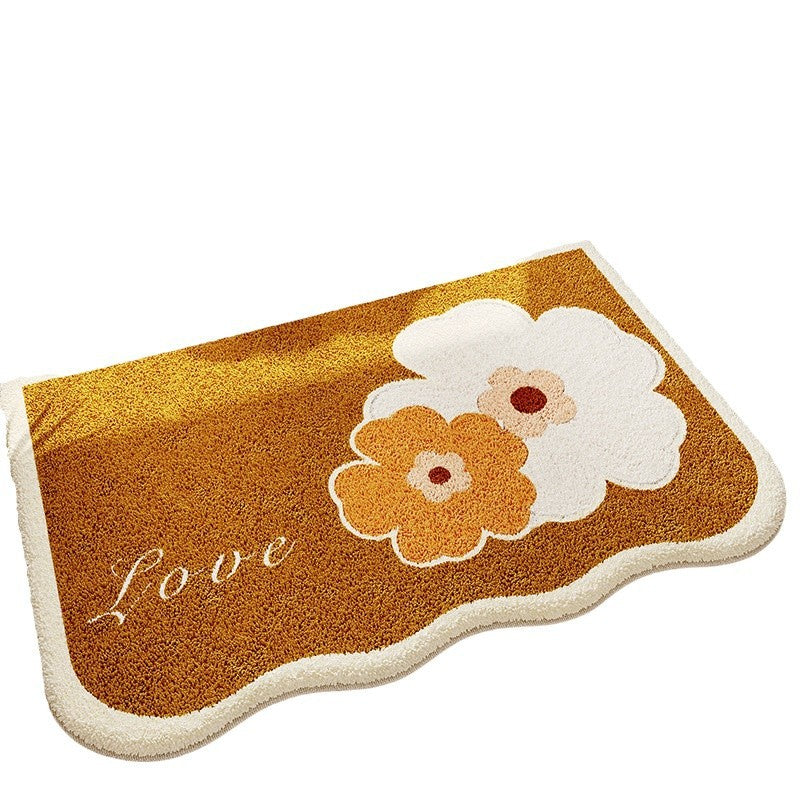 Soft Textured Bathroom Rug Kalsten