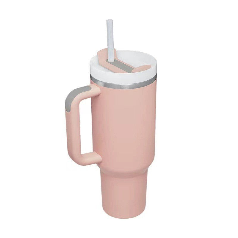 Ladies Insulated Mug with Handle and Practical Straw Kalsten
