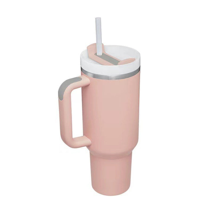Ladies Insulated Mug with Handle and Practical Straw Kalsten
