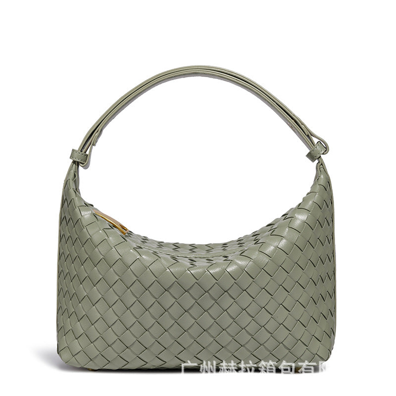 Braided Vegan Leather Shoulder Bag Kalsten