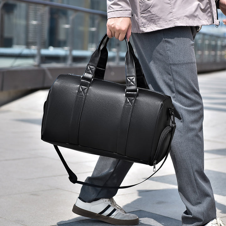 Stylish Leather Gym Bag kalsten