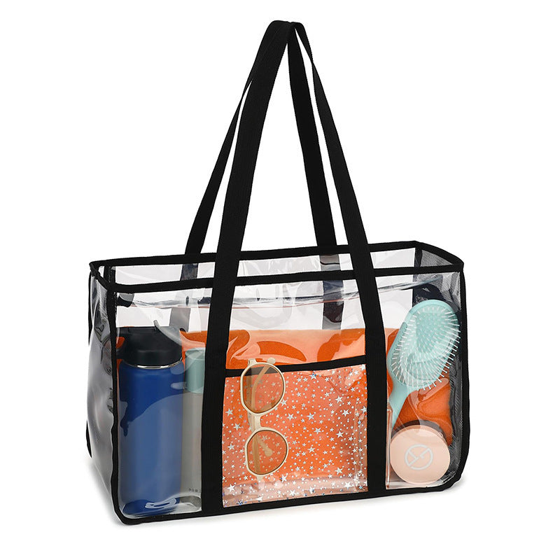 Transparent beach bag with multiple compartments Kalsten