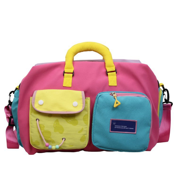 Playful Patterned Weekender Duffle Bag Kalsten