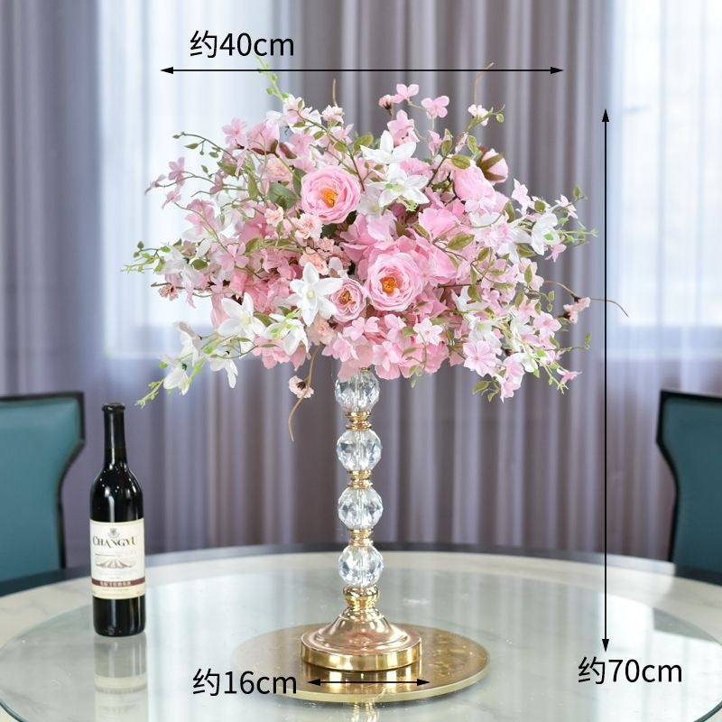 Elegant Crystal Candle Holder