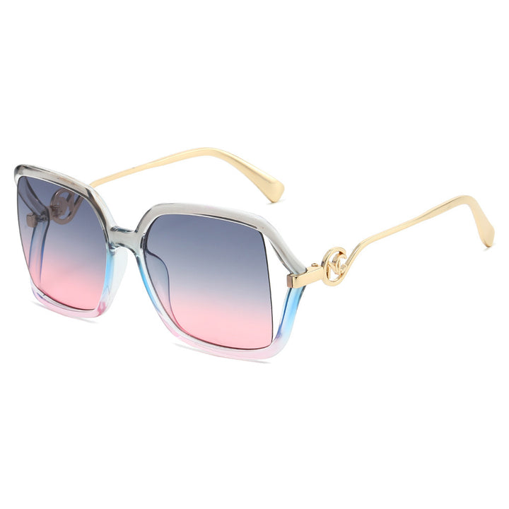 Oversized Geometric Gradient Sunglasses Kalsten