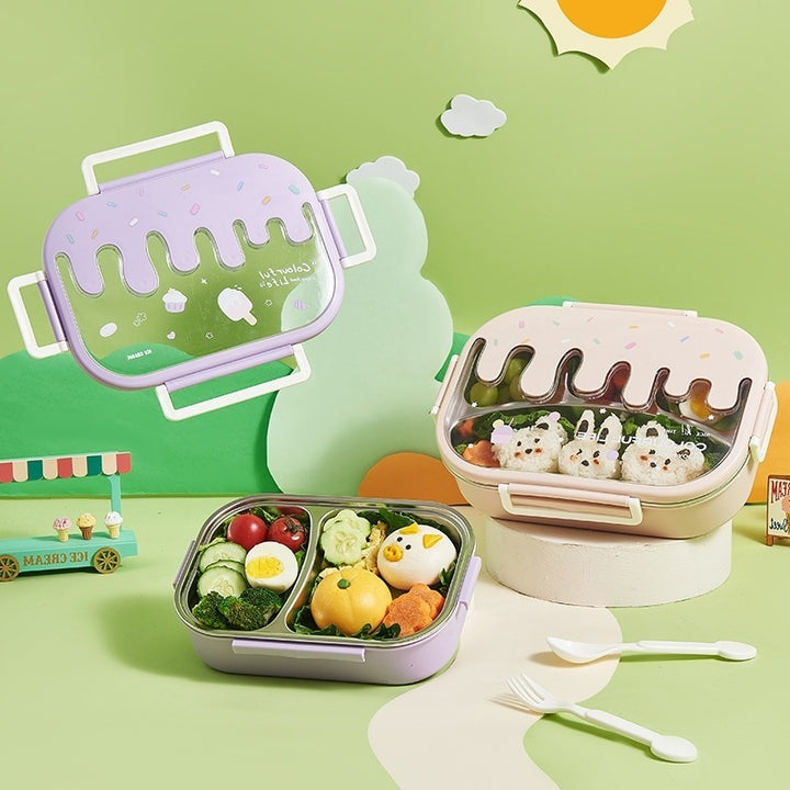 Fun-Themed Compartment Lunch Box