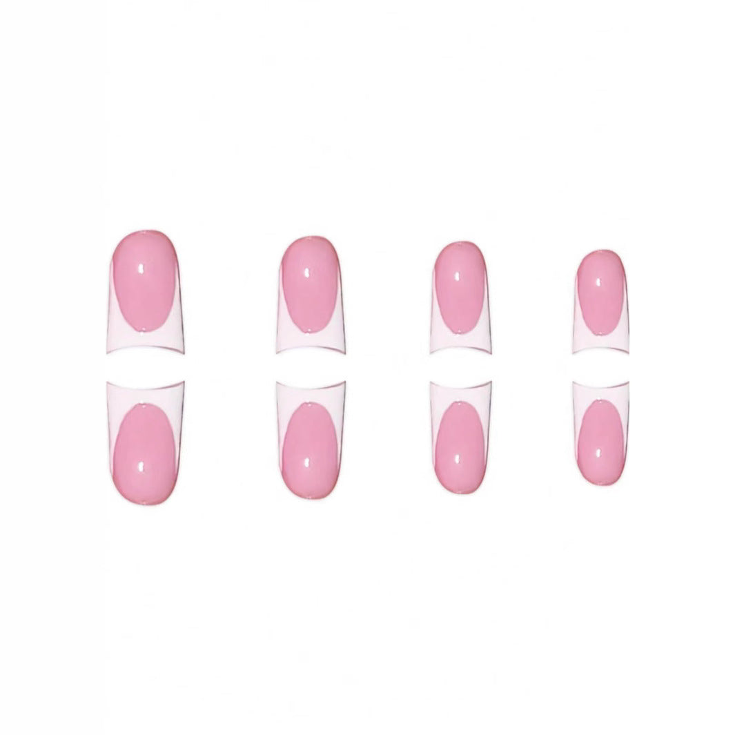 Stylish French Tip Press-On Nails Kalsten