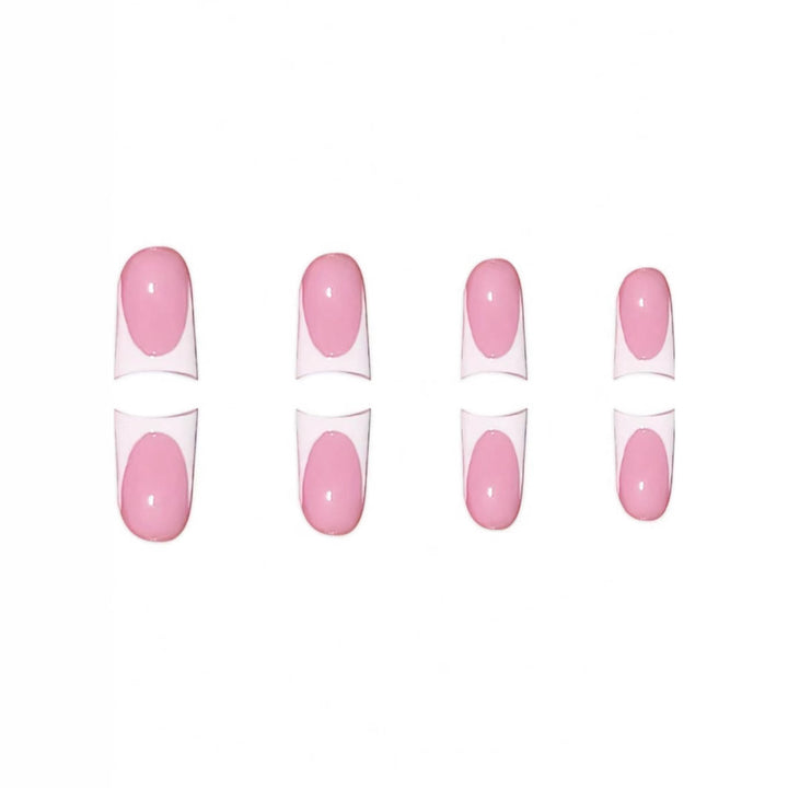 Stylish French Tip Press-On Nails Kalsten