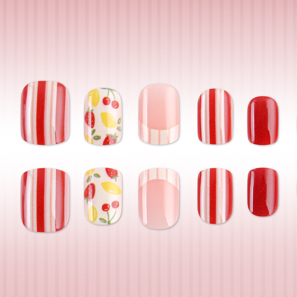 Trendy Fruit-Themed Nail Art Kalsten