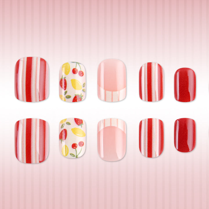 Trendy Fruit-Themed Nail Art Kalsten