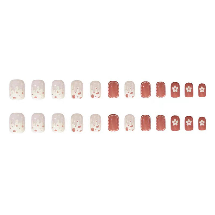 Artistic nail decoration in floral design Kalsten