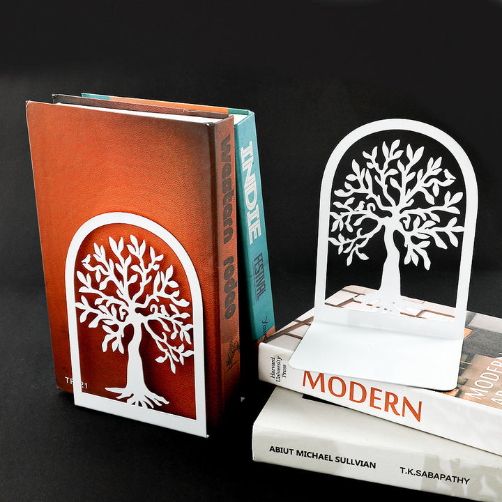 Artistic Tree-Inspired Bookends