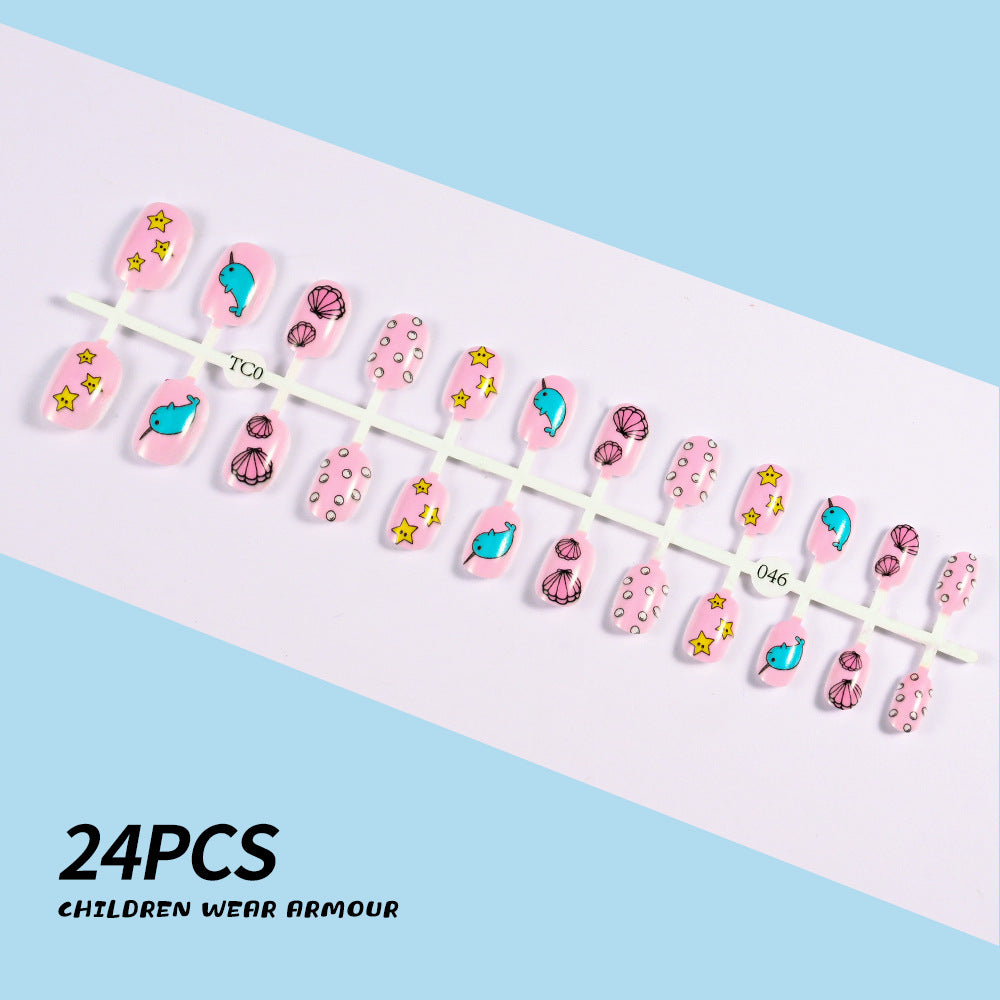 Children's Fun-Themed Press-On Nail Set Kalsten