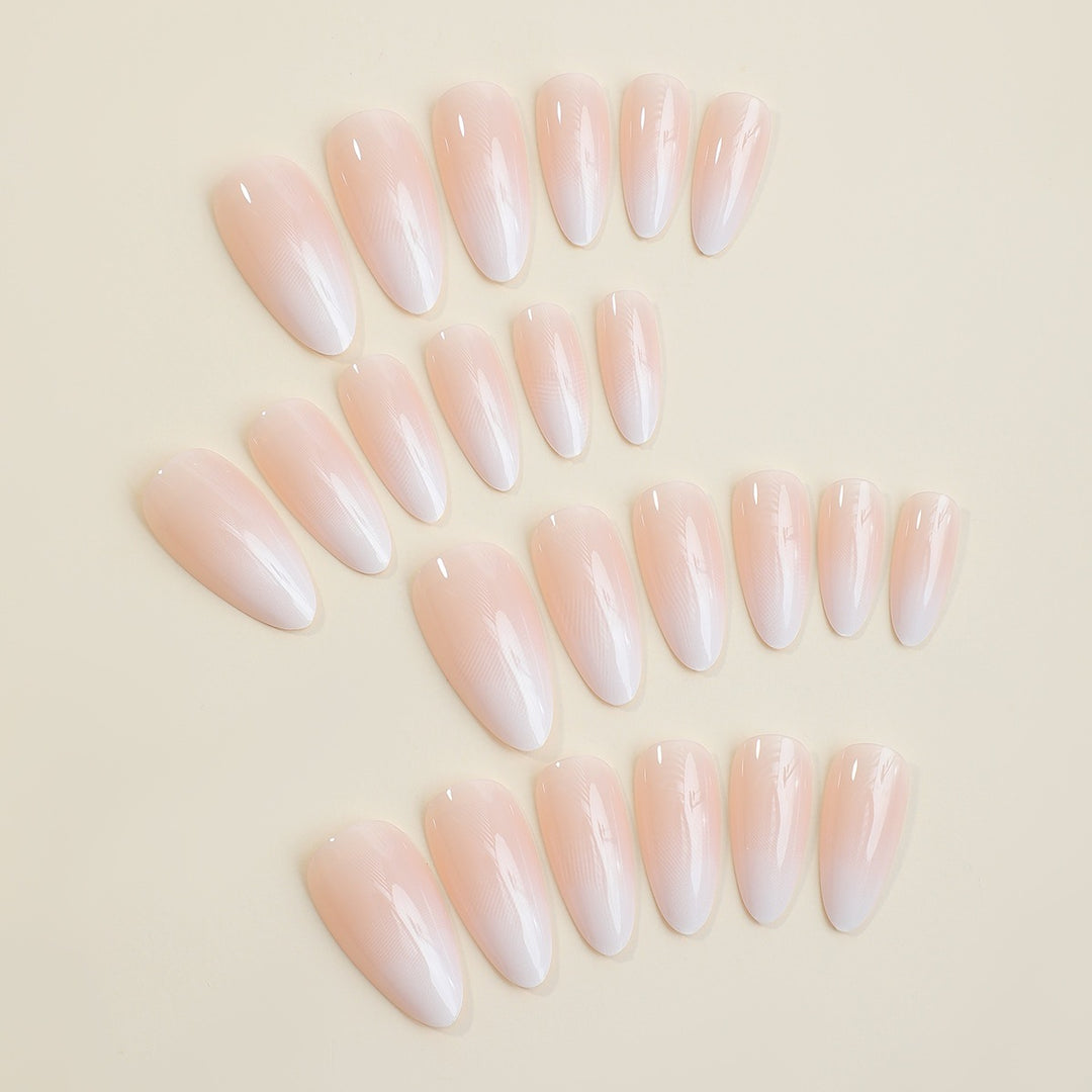 Acrylic nail set with elegant ombre effect Kalsten