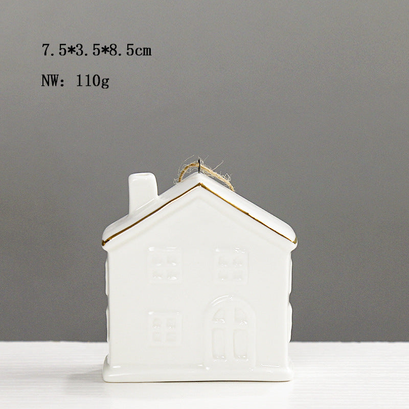 Decorative House-Shaped Ceramic Kalsten