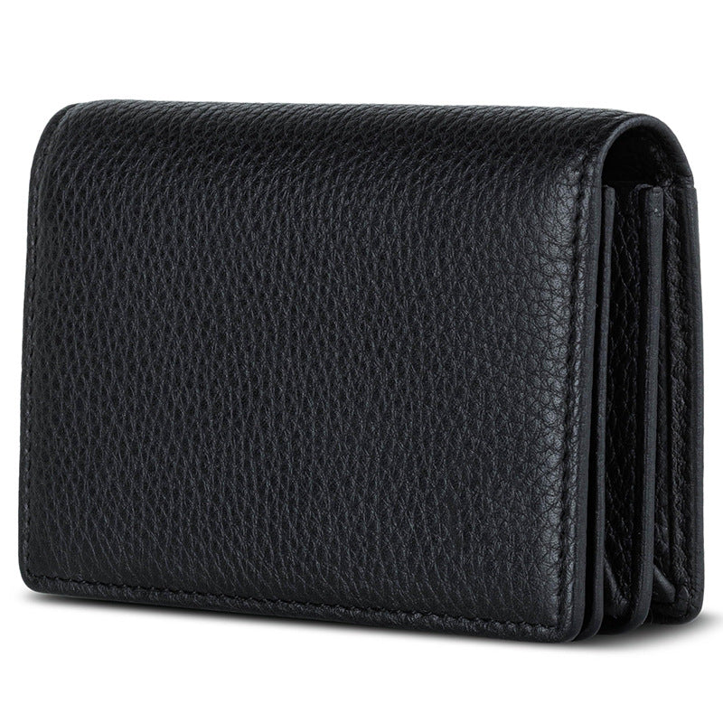 Sleek Textured Leather Wallet Kalsten