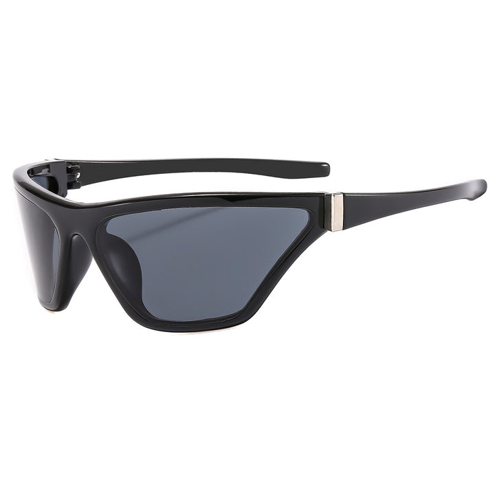 Futuristic Angular Shield Sunglasses
