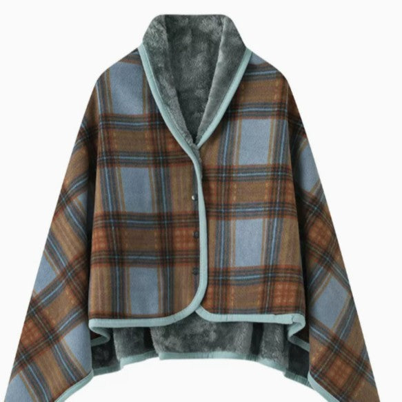 Ladies elegant warmkeeping poncho blanket Kalsten